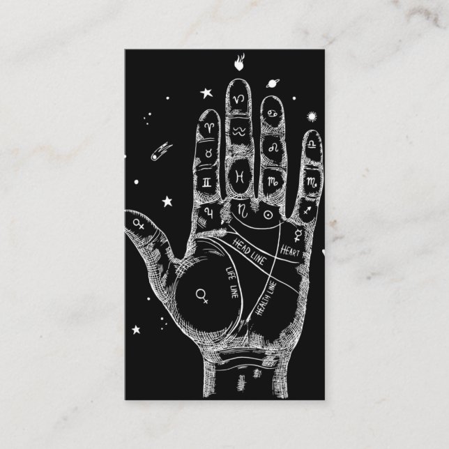  Tarot Card Reader  Psychic Palm Reading  (Front)