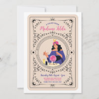 Tarot Card Reading Crystal Ball Party Invite