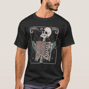 Tarot Card Skeleton Nu Goth Occult Witchcraft Witc T-Shirt