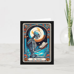 Tarot Card Spooky Teacher The Reader Skeleton Hall