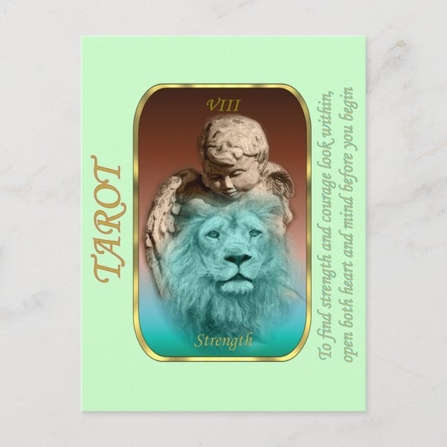 Tarot Card - Strength (Front)