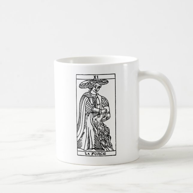 Tarot Card: Strength Coffee Mug (Right)