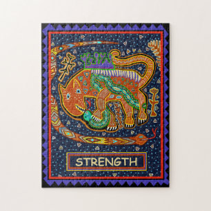 TAROT CARD - STRENGTH JIGSAW PUZZLE