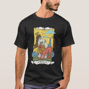 Tarot Card Strength Viii Occult Colour T-Shirt