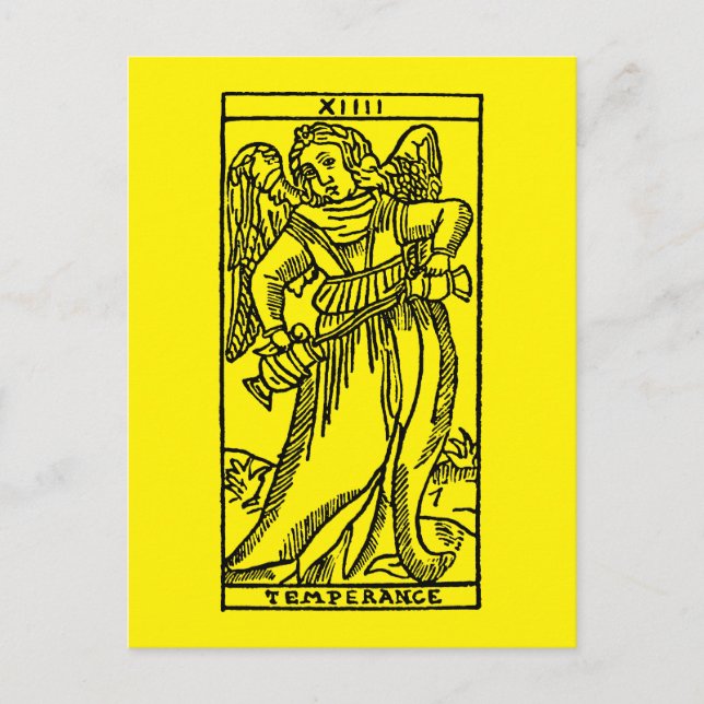 Tarot Card: Temperance Postcard (Front)