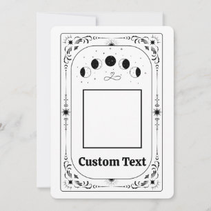 Tarot Card Template Custom Photo Bridesmaid Bride