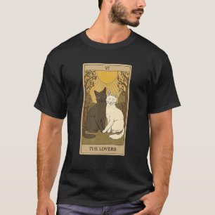 Tarot Card The And Cat Cosmic Graphic Cats T-Shirt