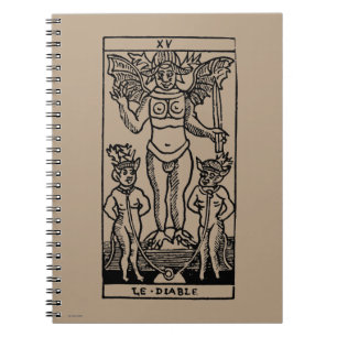 Tarot Card: The Devil Notebook