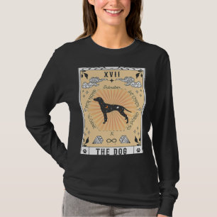 Tarot Card The Dog Dalmation Celestial Space Galax T-Shirt