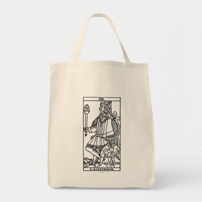Tarot Card: The Emperor Tote Bag (Front)