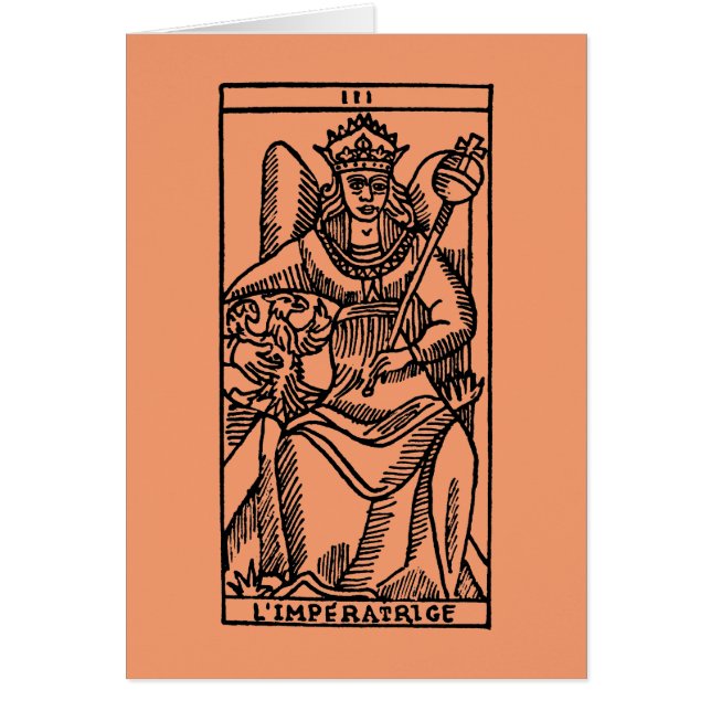 Tarot Card: The Empress (Front)