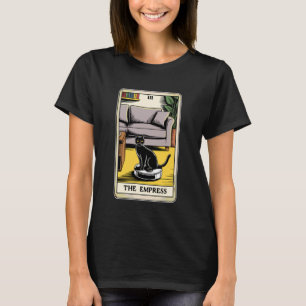 Tarot Card The Empress Cat On Robot Vacuum Cleaner T-Shirt