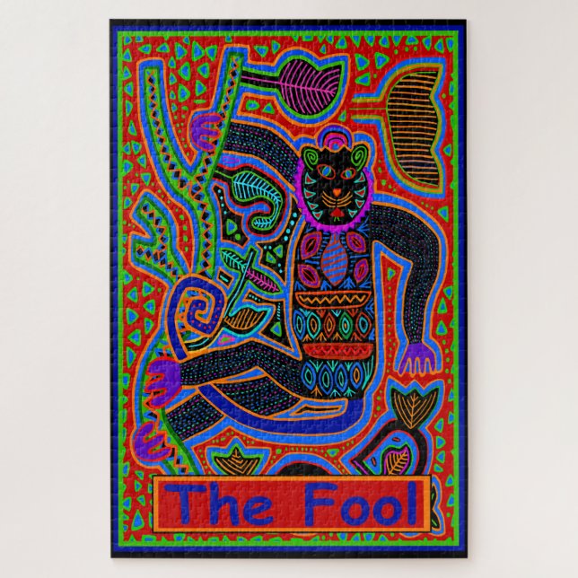 Tarot Card - The FOOL Jigsaw Puzzle (Vertical)