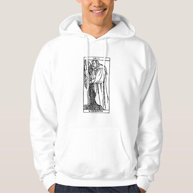 Tarot Card: The Hermit Hoodie (Front)