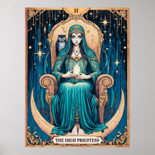 Tarot Card, the High Priestess 2 Poster