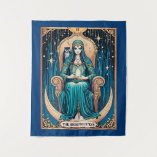 Tarot Card, the High Priestess 2 Tapestry