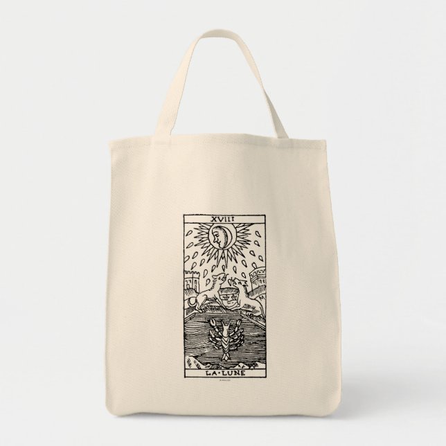 Tarot Card: The Moon Tote Bag (Front)