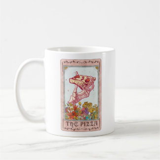 Tarot Card The Pizza Funny Tarot Skeleton Tarot Coffee Mug