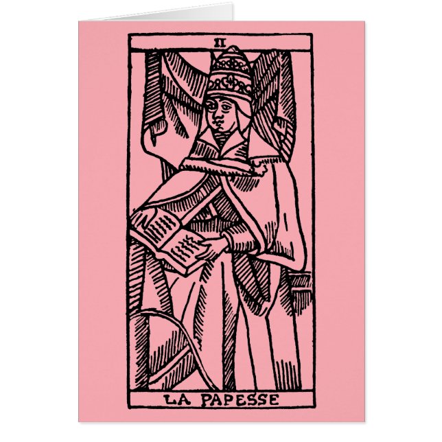 Tarot Card: The Popess (Front)