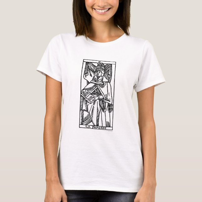 Tarot Card: The Popess T-Shirt (Front)