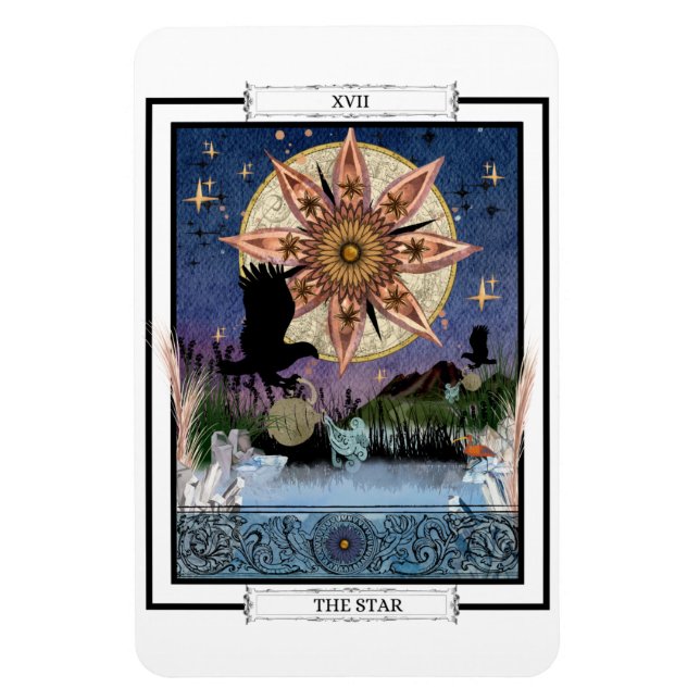 Tarot Card "The Star" Magnet (Vertical)