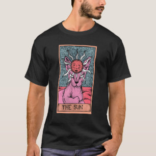 Tarot Card The Sun And Sphynx Cat  Occult Graphic T-Shirt
