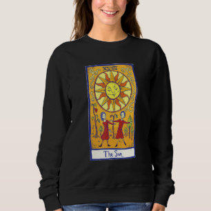 Tarot Card The Sun Psychic Reader Occult Metaphysi Sweatshirt