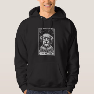 Tarot Card Vintage Havanese Dog Book Lover The Rea Hoodie