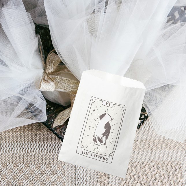 Tarot Cards | Bridal Shower | Wedding | Neutrals Favour Bags (Creator Uploaded)