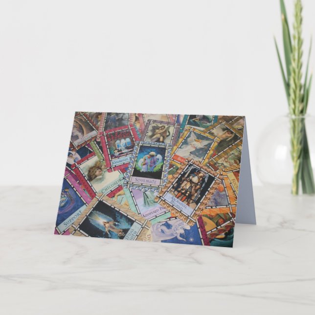 tarot cards greeting card (Front)