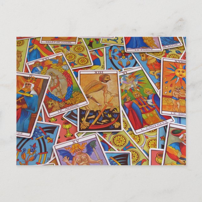 tarot cards postcard (Front)