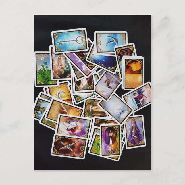 tarot cards postcard (Front)