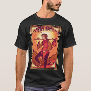 Tarot Cards The Fool Moon Occult Fortune Telle T-Shirt