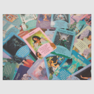 tarot cards tissue paper