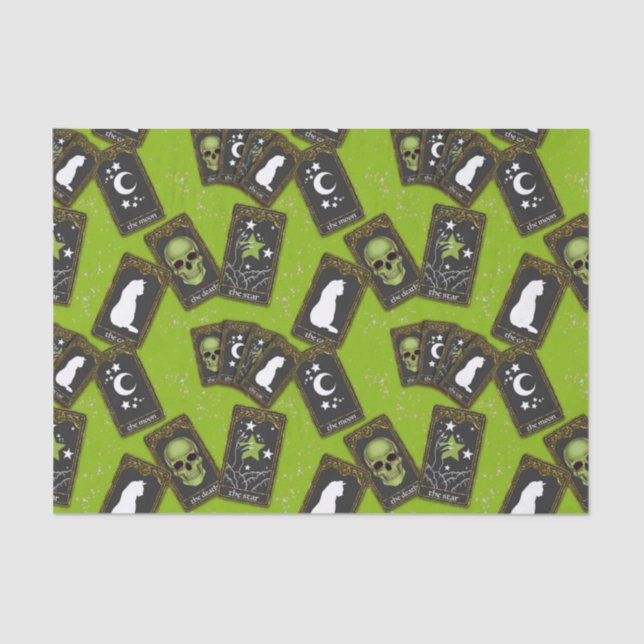 Tarot Cards Tissue Paper (Front)