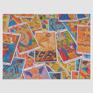 tarot cards tissue paper