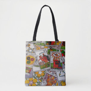 tarot cards tote bag