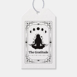 Tarot Celestial Moon Zodiac Thank You Appreciation Gift Tags