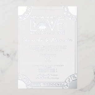 Tarot Celestial Wedding Zodiac Signs Evil Eye Moon