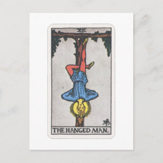 Tarot Der Gehängte The hanged Man Postcard