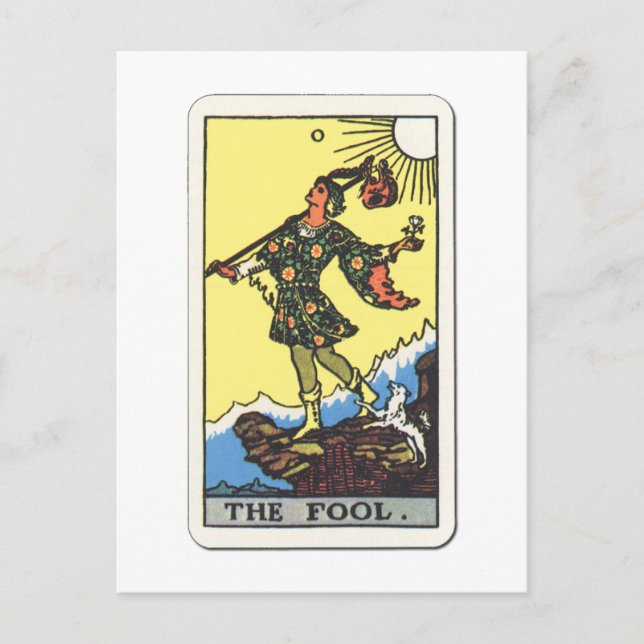 Tarot Der Narr The Fool Postcard (Front)