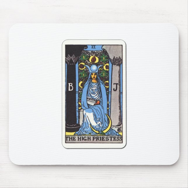 Tarot Die Hohepriesterin The High Priestess Mouse Mat (Front)