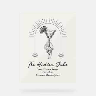 Tarot Drink Sign