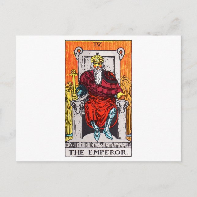 tarot-emperor postcard (Front)