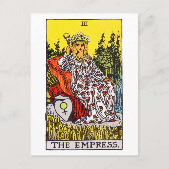 tarot-empress postcard (Front)