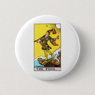 tarot-fool 6 cm round badge