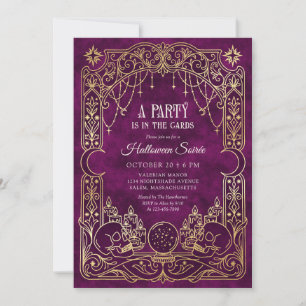 Tarot Halloween Party Invitation