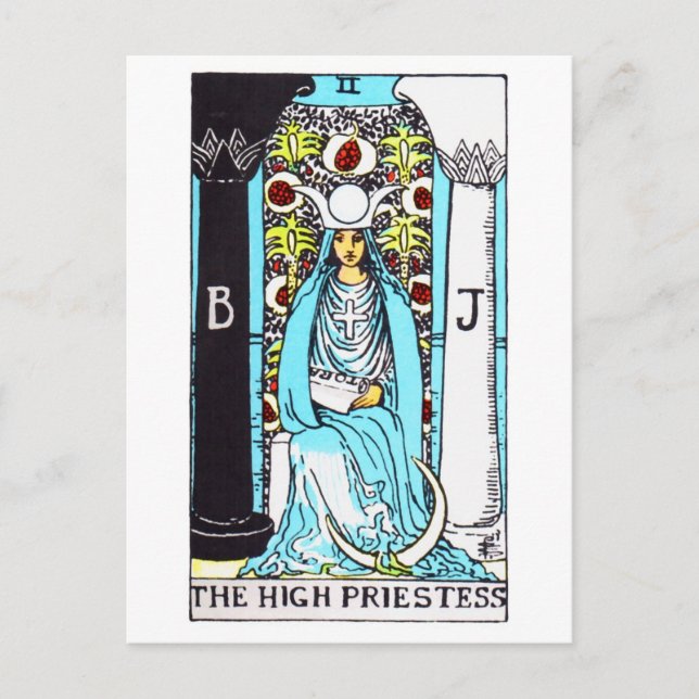 tarot-highpriestess postcard (Front)