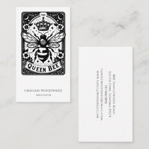 Tarot Honey Bee Apiary Beekeeper Honey Products  Business Card