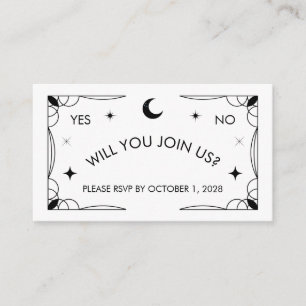 Tarot Inspired RSVP Card